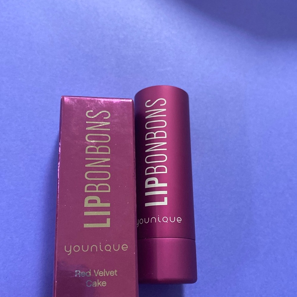 Younique Bon Bons Tinted Lip Balm Red Velvet Cake New in the Box
